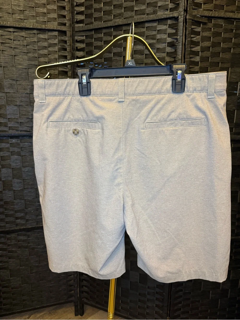 Men's khaki Casual Shorts - Stretch Fabric